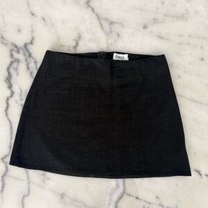 Princess Poly Black Mini Skirt